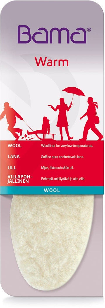 Wool Shoe Insoles for Warm Feet - Bama Wool
